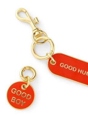 NWT Target x the Cuddle Collab Key Chain & Pet Charm, Red Good Human Good Dog